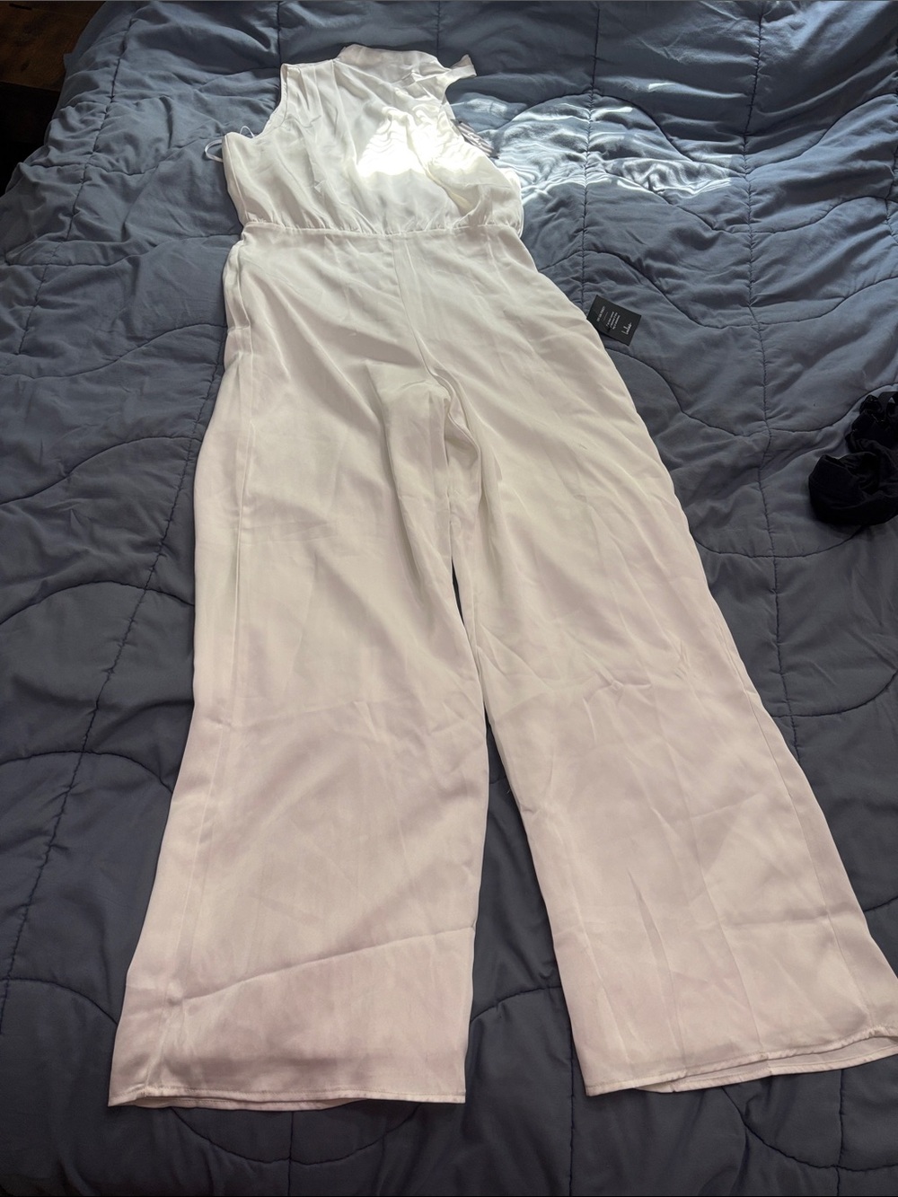 Satin jumpsuit nwt-flawed